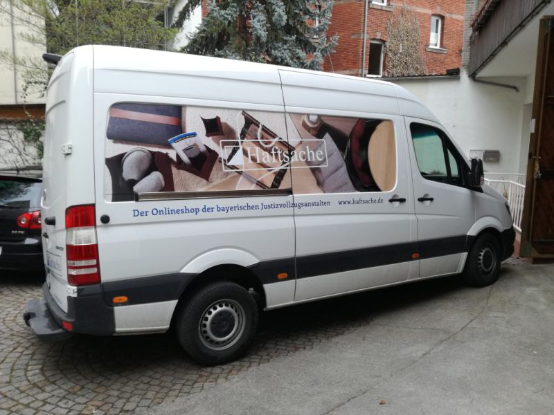 sprinter haftsache beschriftung mit digitaldruck - BESCHRIFTUNG